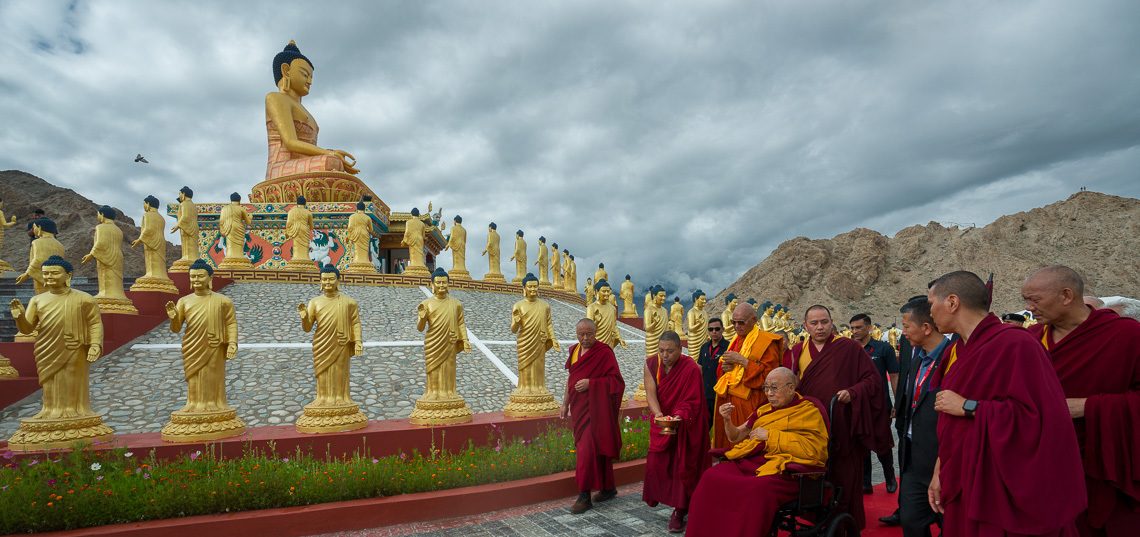 महाबोधि इंटरनेशनल मेडिटेशन सेंटर का भ्रमण