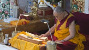 जंगचे महाविहार में महान पथक्रम पर प्रवचन का पाँचवा दिन