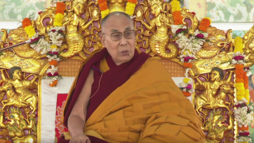 बोधगया में प्रवचन