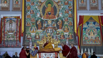 बोधगया में प्रवचन